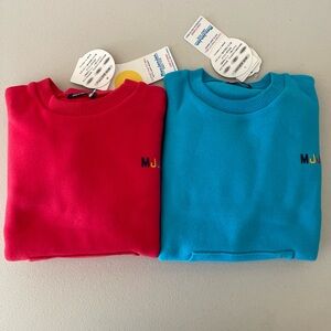 Moujonjon Kids Sweatshirt Loose Fit 100% Cotton Made In Japan US Stock